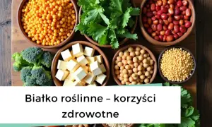 Miseczki z soczewicą, ciecierzycą, fasolą, brokułami i tofu – to wszystko zawiera białko roślinne.
