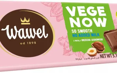 Wegańska czekolada Vege Now Wawel z orzechami laskowymi. Gdzie kupić? Pyszna, bez mleka, 90g.