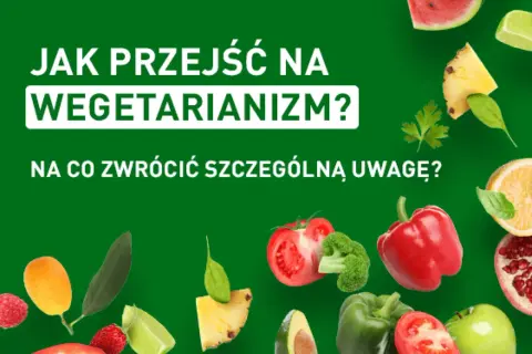 Jak przejść na dietę wegetariańską? Kolorowe owoce i warzywa zachęcają do zdrowego stylu życia.