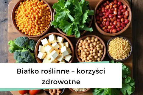 Miseczki z soczewicą, ciecierzycą, fasolą, brokułami i tofu – to wszystko zawiera białko roślinne.